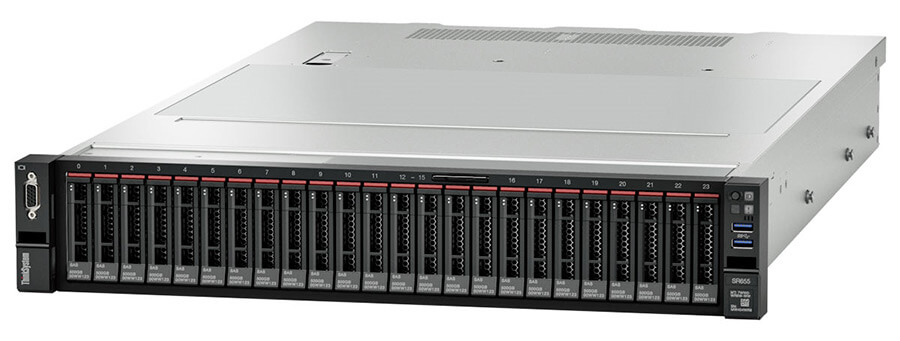 Lenovo SR655-Server mit AMD EPYC-CPUs (Bild: Lenovo)